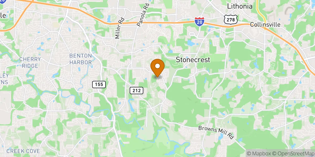  neighborhood map in Stonecrest, GA