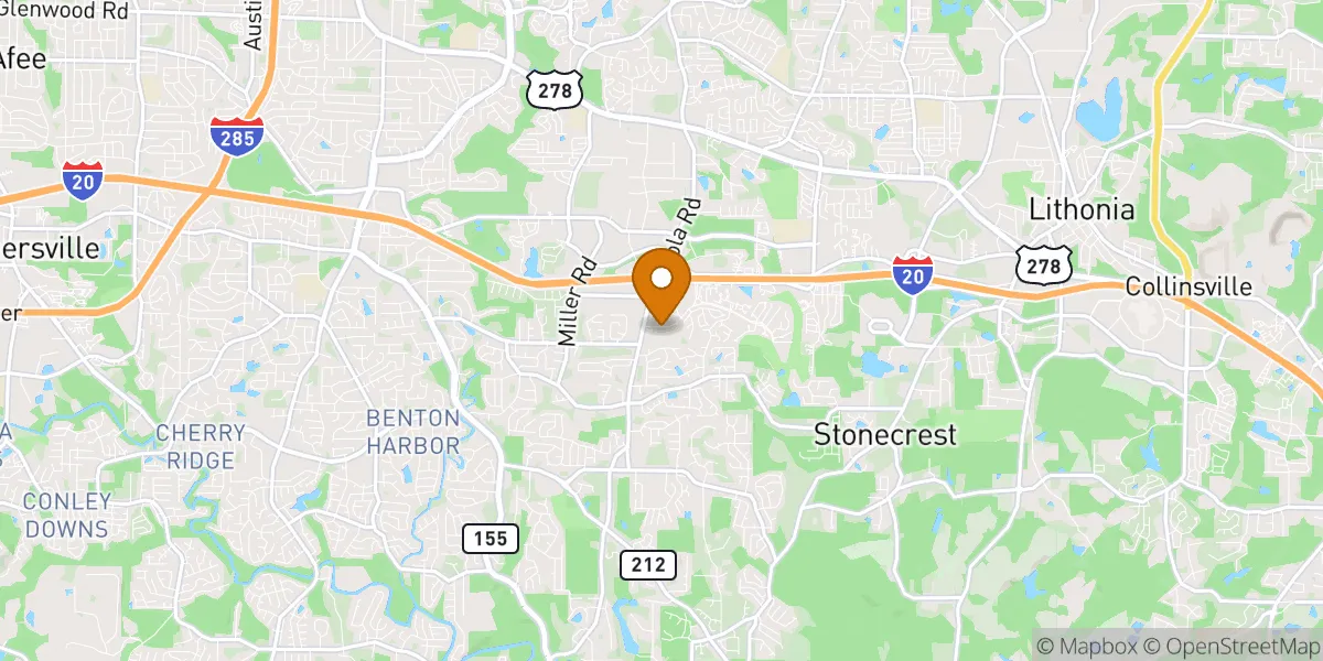  neighborhood map in Stonecrest, GA