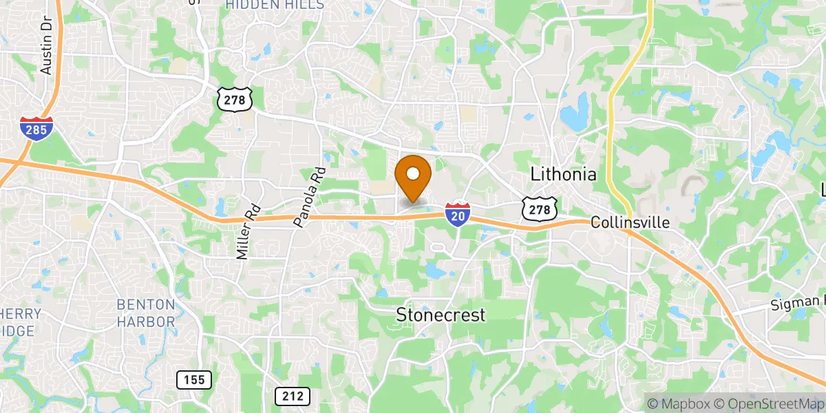  neighborhood map in Stonecrest, GA