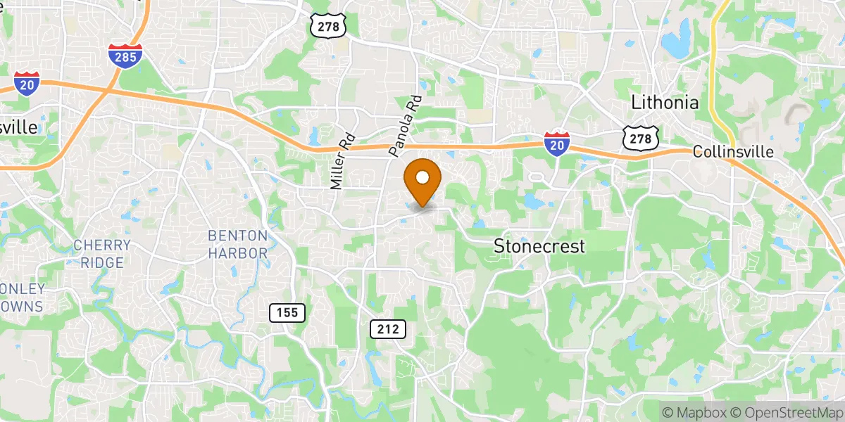  neighborhood map in Stonecrest, GA