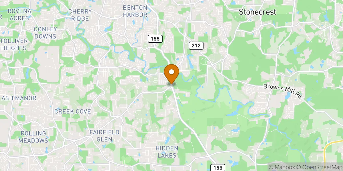  neighborhood map in Stonecrest, GA