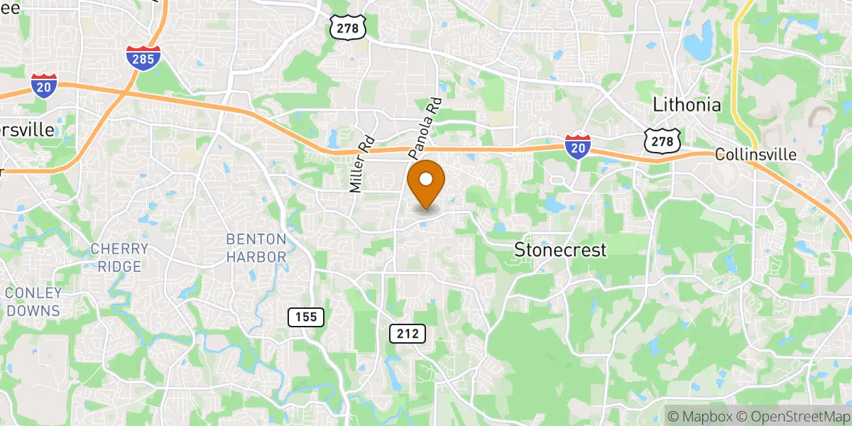  neighborhood map in Stonecrest, GA