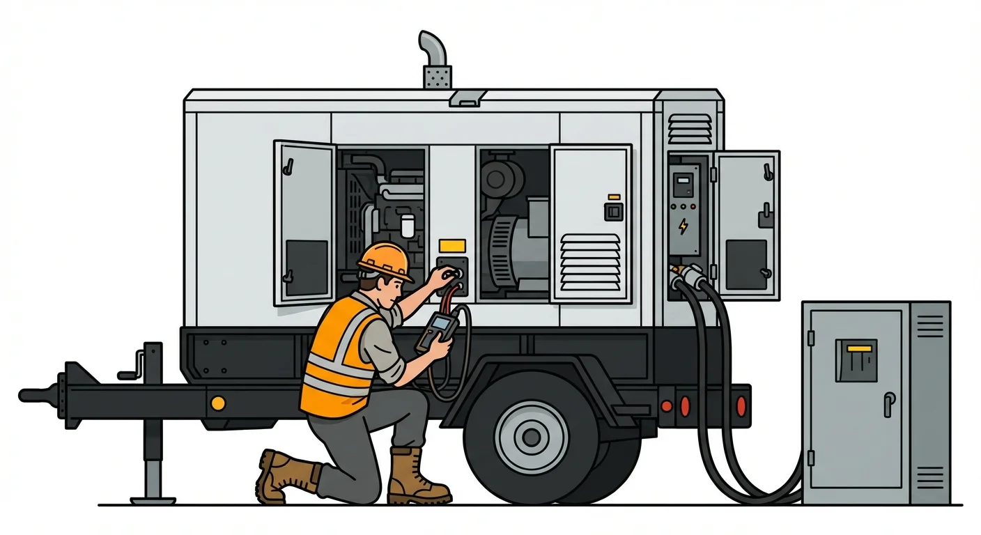 Infographic showing common sources of generator downtime in Stonecrest, GA